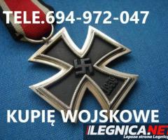 KUPIĘ WOJSKOWE ODZNACZENIA,ODZNAKI,MEDALE,ORDERY TELEFON 694972047