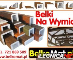 Maskownice na wymiar, drewnopodobne belki styropianowe/ BelkoMat imitacja drewna - 2