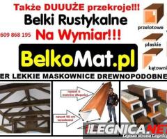 BELKOMAT superlekkie maskownice i lamele drewnopodobne na wymiar styropianowe