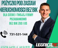 Pozabankowa pozyczka pod zastaw nieruchomosci bez bik NAWET NA 5 LAT